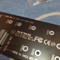 chenyang M.2 NGFF SATA SSD към SATA M.2 NVME PCIE SSD  адаптер за дънна платка НОВ, снимка 4 - Други - 45864331