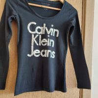 Оригинална черна блуза Calvin Klein Jeans , снимка 2 - Блузи с дълъг ръкав и пуловери - 45112240