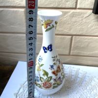 Красива ваза от фин костен порцелан от Англия 3, снимка 6 - Антикварни и старинни предмети - 45674493