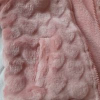 Пухено палтенце за бебе 68см, снимка 7 - Бебешки якета и елеци - 45753718