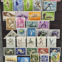 Пощенски марки спорт 150 броя, снимка 1 - Филателия - 45040270