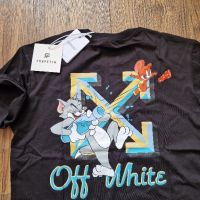 Страхотна мъжка тениска OFF WHITE нова с етикет  , размер М , снимка 5 - Тениски - 45477437