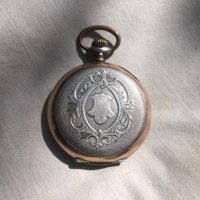 старинен сребърен, джобен часовник, снимка 9 - Антикварни и старинни предмети - 45142644