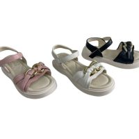 Детски летни сандали за момиче с катарама в предната част, снимка 2 - Детски сандали и чехли - 45360752