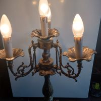 подова лампа с кристални висулки, снимка 12 - Настолни лампи - 45081272