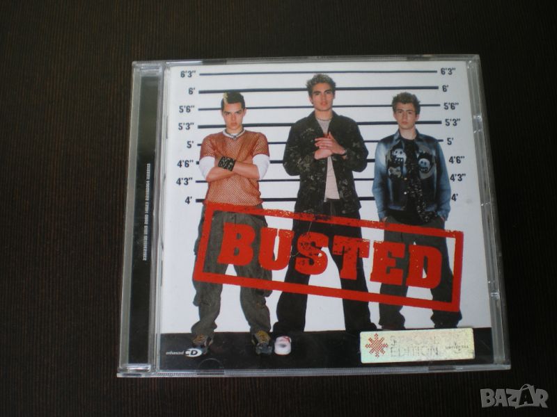 Busted ‎– Busted 2002 CD, Album, Enhanced, снимка 1