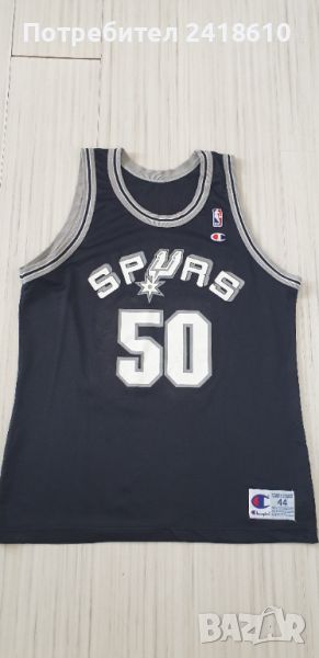 Champion David Robinson #50 San Antonio Spurs Vintage 90S Mens Size 44 - S /M ОРИГИНАЛ! МЪЖКИ Баскет, снимка 1