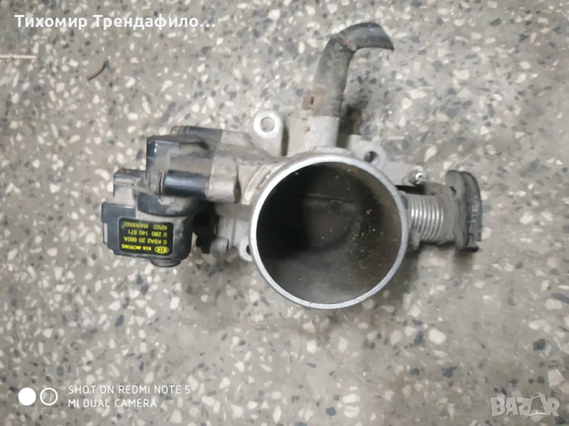 Kia 0 k9a2 20 660a , 0280140571, kefico, OK247 18 911, M 280 122 001 дроселова клапа киа, снимка 1