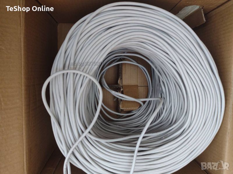 Интернет кабел 305 m Мрежов UTP Кабел SeaMAX, cat Free 7x4P 26AWG, снимка 1