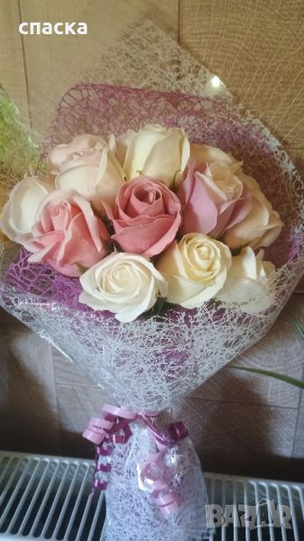 букет от сапунени рози , снимка 1