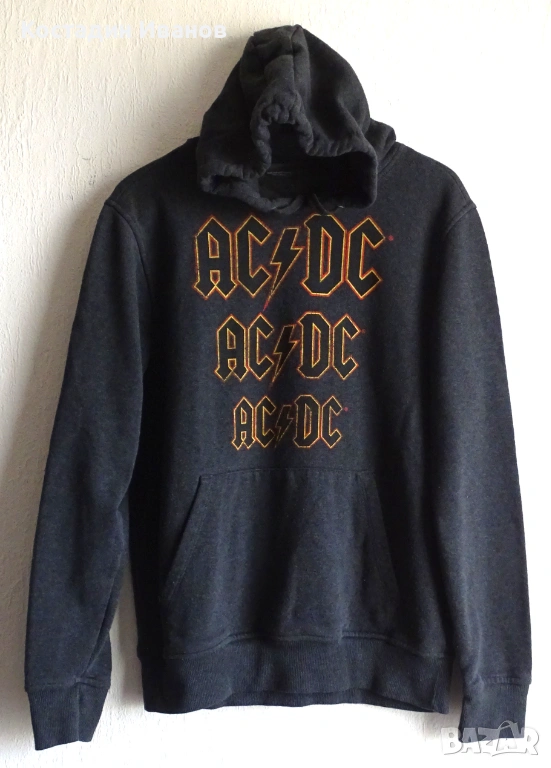 AC/DC мъжки суичър с качулка M, снимка 1