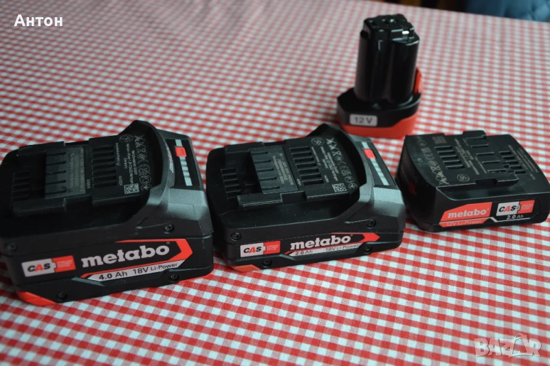 Нови батерии Metabo 18V и 12V, снимка 1