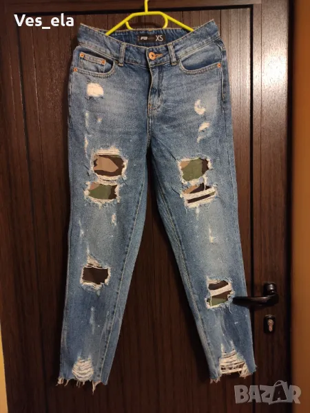 дънки с кръпки FB Sister, снимка 1