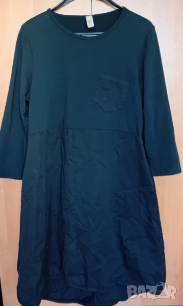 Асиметрична черна рокля, снимка 1