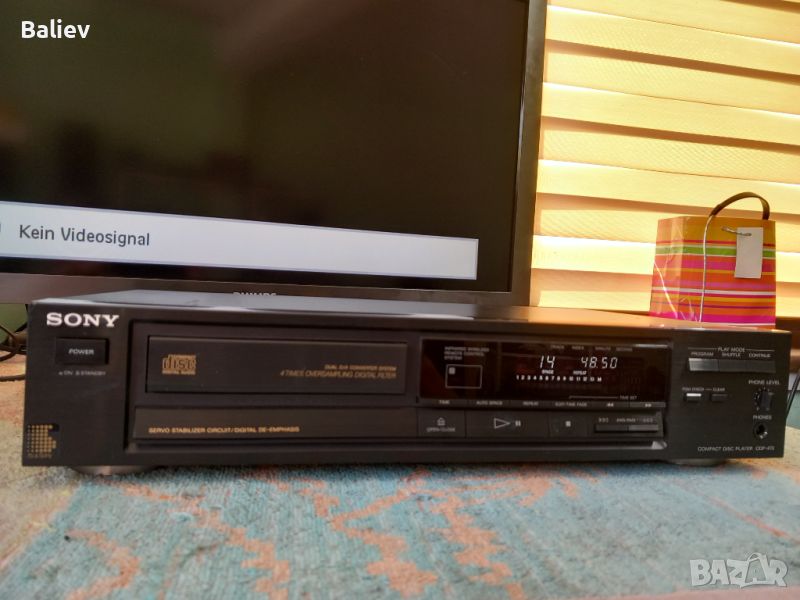 SONY CDP-470 CD PLAYER , снимка 1