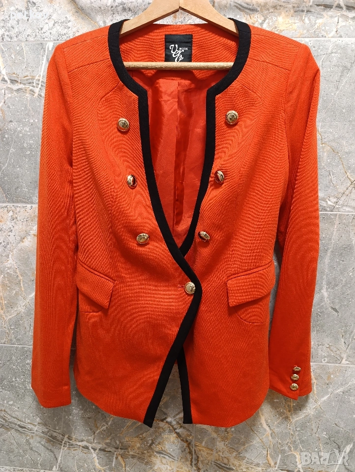 Оранжево сако VeroModa, S, снимка 1
