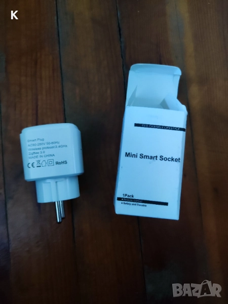 Zigbee 16A Smart Plug Умен Контакт Зигби с потребление power monitoring, снимка 1