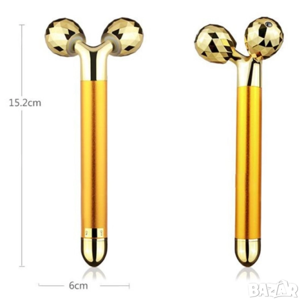 💛 Масажен стик за лице 24К  , снимка 1