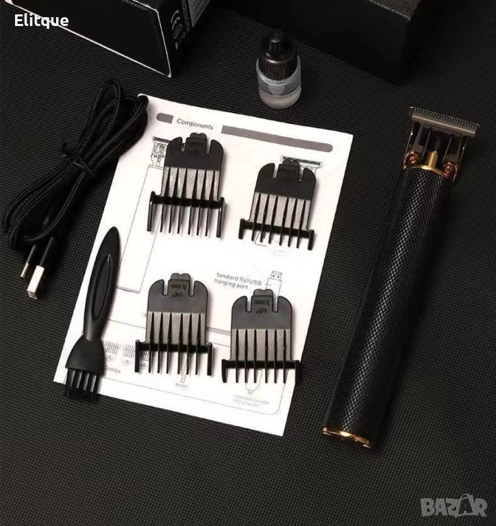 Електрическа машинка за оформяне на фигури в косата Kemei SHAV61, снимка 1