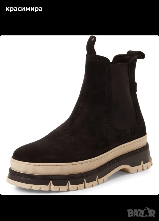 Боти велур Tamaris, снимка 1