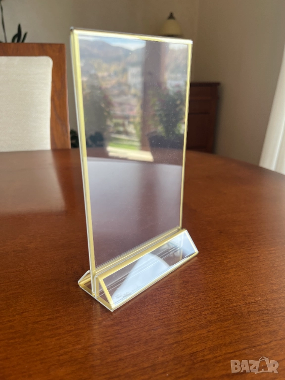 Поставки за номер или меню на маса златни 11 бр, снимка 1