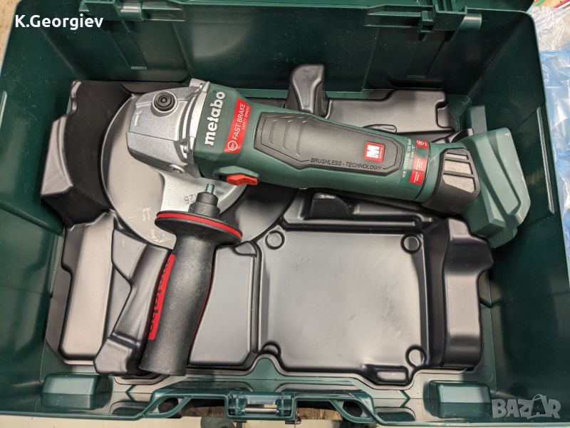 Ъглошлайф metabo 125мм 18V безчетков, снимка 1