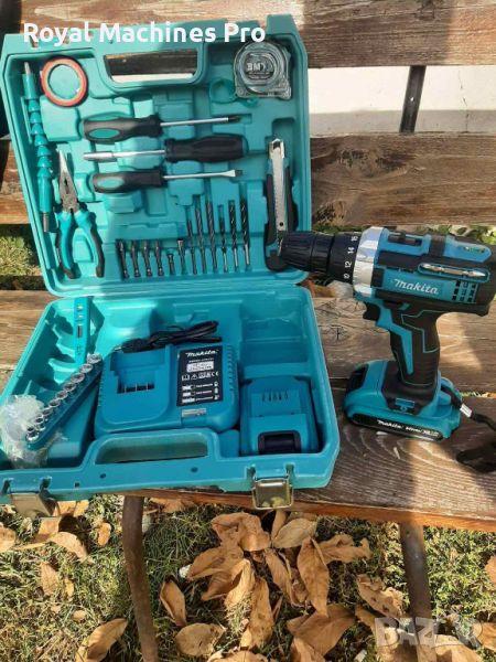 Акумулаторен ударен винтоверт Makita Pro 24V с 2 батерии 5Ah Макита    , снимка 1