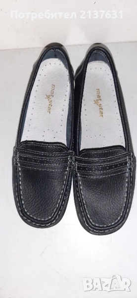 ДАМСКИ ЧЕРНИ ОБУВКИ Mat Star N 37, снимка 1