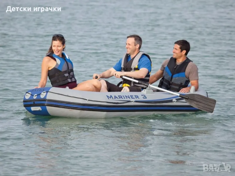 Надуваема лодка комплект INTEX Mariner 3, обновен модел , снимка 1