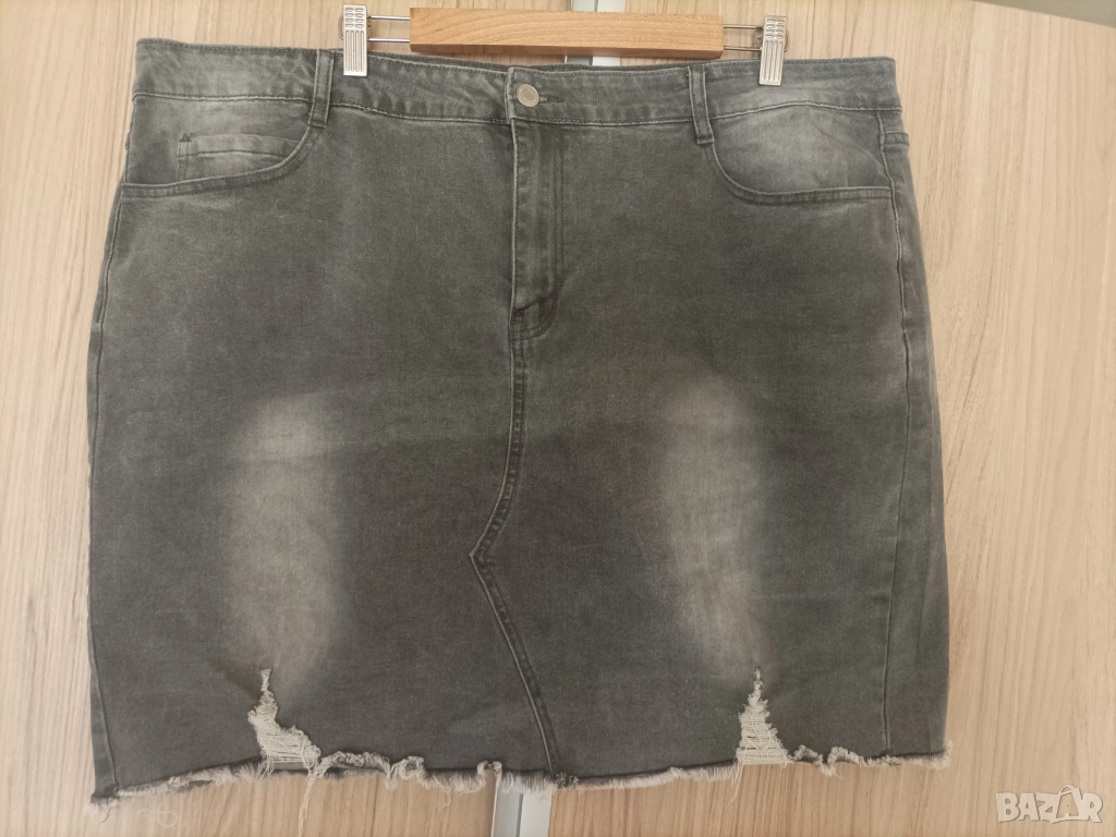 Макси дънкова еластична пола , снимка 1