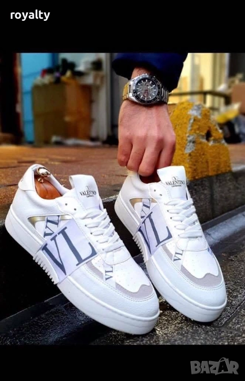 Valentino Garavani Бели Мъжки Маратонки , снимка 1