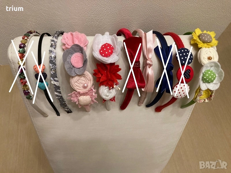 Красиви диадеми и ленти за коса , снимка 1