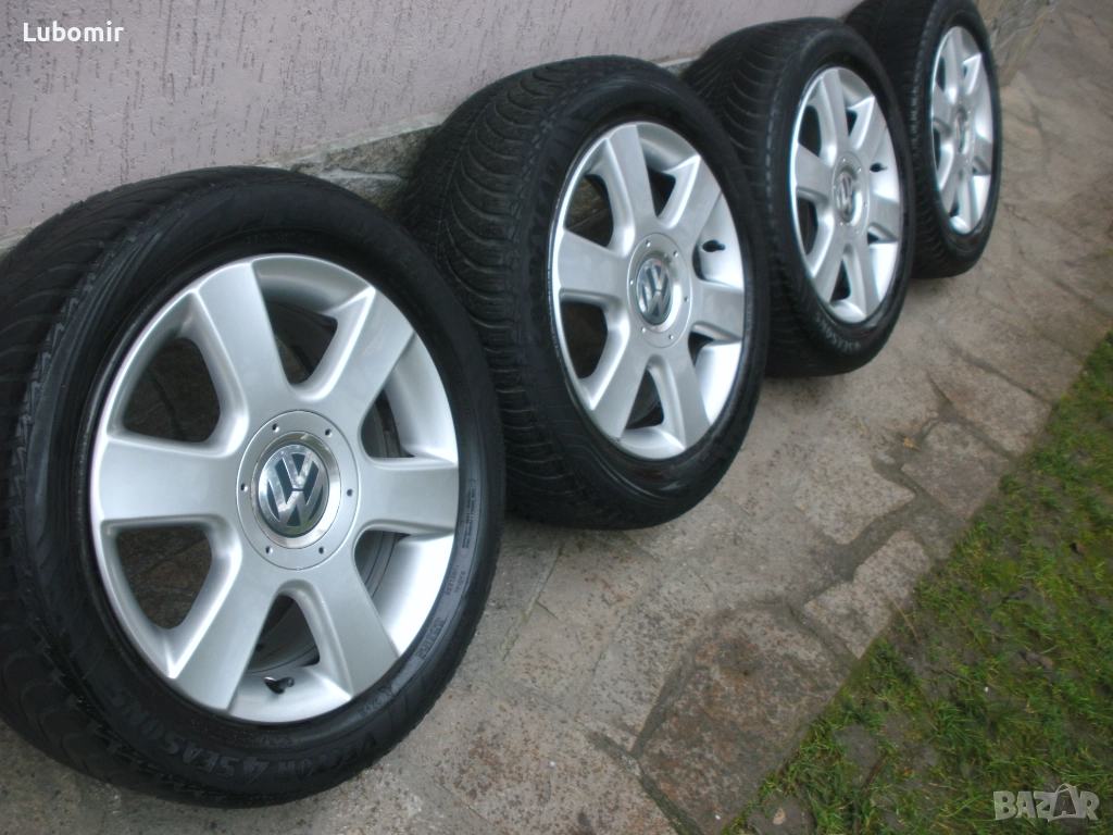 16 цола 5 х 112 мм 4 бр лети джанти - оригинални Volkswagen !, снимка 1