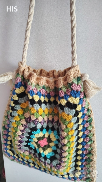 Дамски плетени чанти луксозни, ръчна изработка от качествени прежди, различни модели, снимка 1