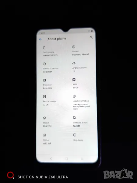 Realme c11 2021 (RMX3231) 2/32GB, снимка 1