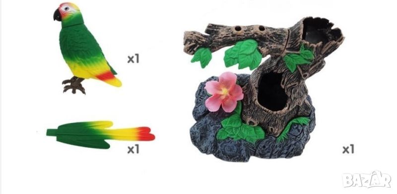 Разглобяема пластмасова играчка, Папагал, снимка 1