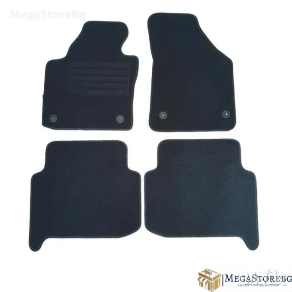 Мокетни стелки за VW TOURAN 5 места 2010-2015 4 части, снимка 1