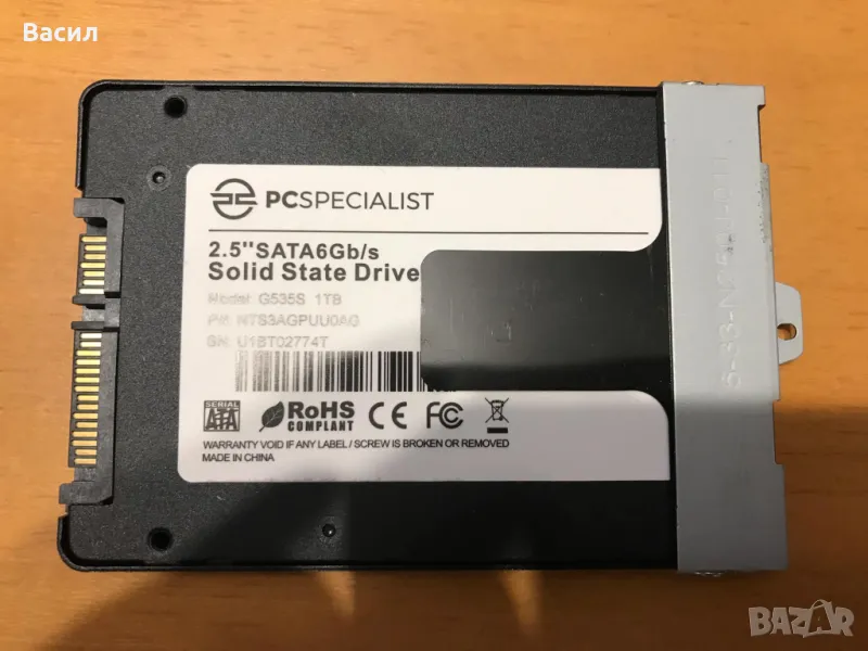 Хард диск SSD PCSpecialist G535S 1 Tb , 6 Gb/s, снимка 1