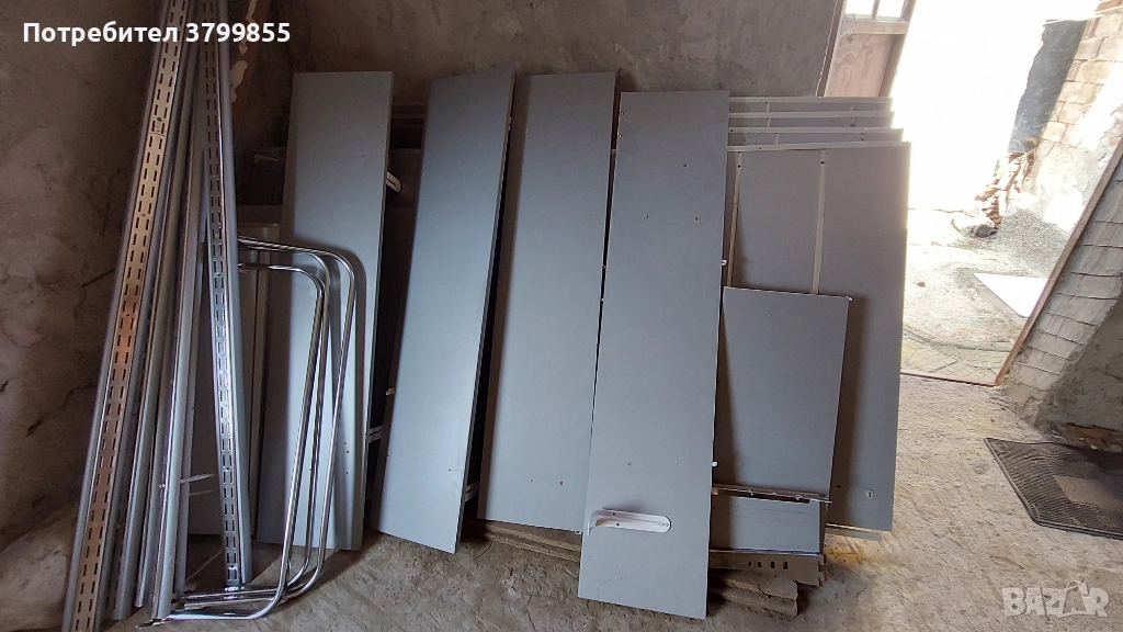 Етажерка със стабилни дървени плоскости, снимка 1