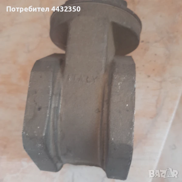 Шибърен бронзов кран, снимка 1