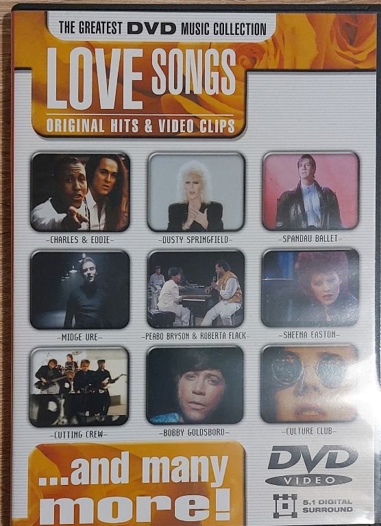 Музика: Love songs - The greatest DVD music collection в DVD