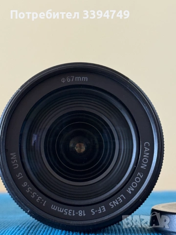 Обектив Canon EF-S 18-135mm f/3.5-5.6 IS USM, снимка 2 - Обективи и филтри - 54159364