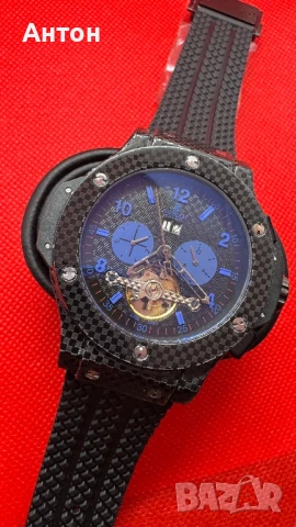 Мъжки часовник Hublot с автоматичен механизъм, снимка 10 - Мъжки - 51145473