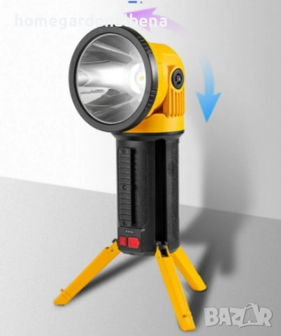 Мощен Мултифункционален LED Фенер W5165-1 | 3200LM | 4500mAh, снимка 7 - Къмпинг осветление - 54209315