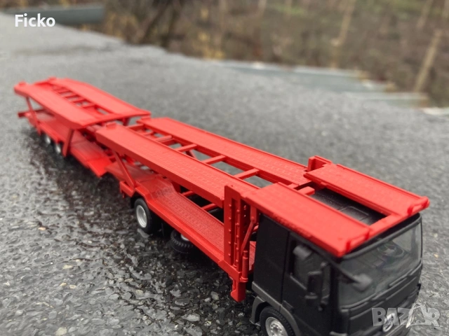 Mercedes Actros 1836 MP3 Kassbohrer Herpa 1:87 Автовоз, снимка 8 - Колекции - 53012962