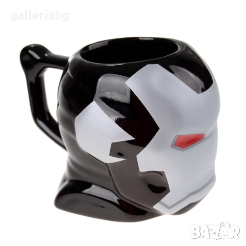 Керамична 3D чаша Iron Man – War Machine, 200 мл, снимка 4 - Чаши - 52681869