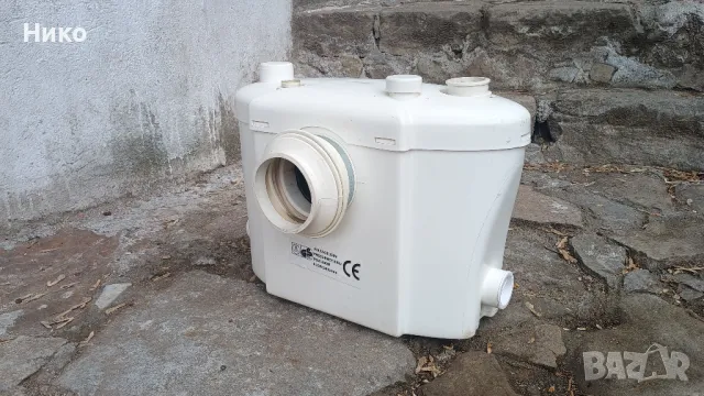 Помпена станция за отпадни води WC с шредер безчетков мотор 400 W изпомпва 240L в минута, снимка 2 - Други - 49644472