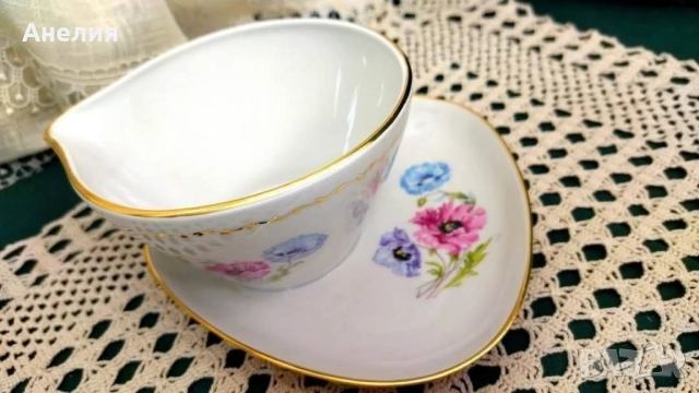 Френски макове- съд за сервиране, чинии, снимка 8 - Чинии - 52462365