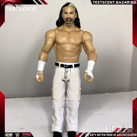 Екшън фигура WWE Matt Hardy Мат Харди играчка WWE AEW, снимка 9 - Фигурки - 48244214