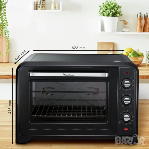 Електрическата фурна Moulinex Optimo 60L представлява изключително гъвкава и лесна за употреба , снимка 5 - Печки, фурни - 54163633